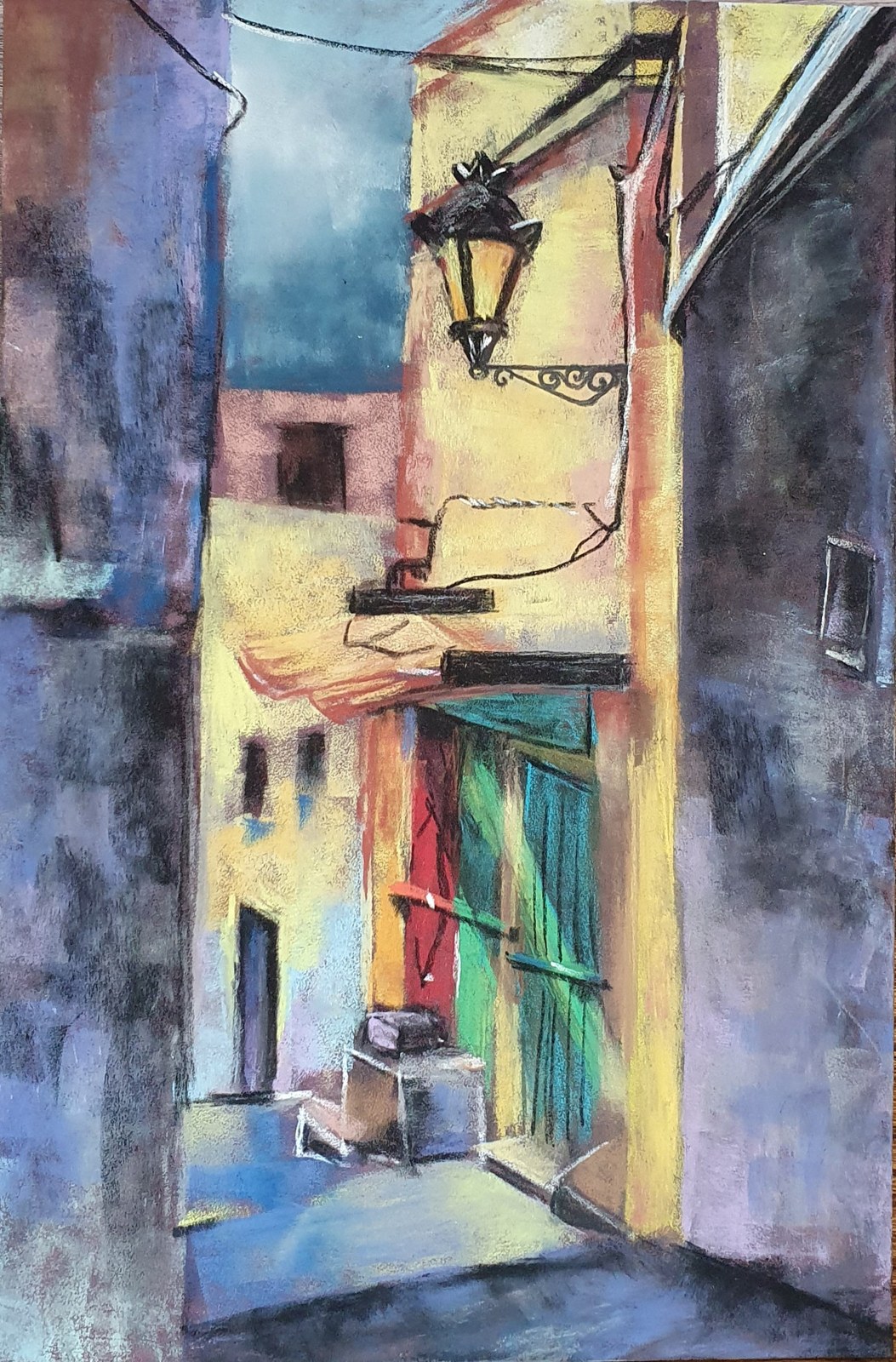 Quiet Alley — painting by Anjali