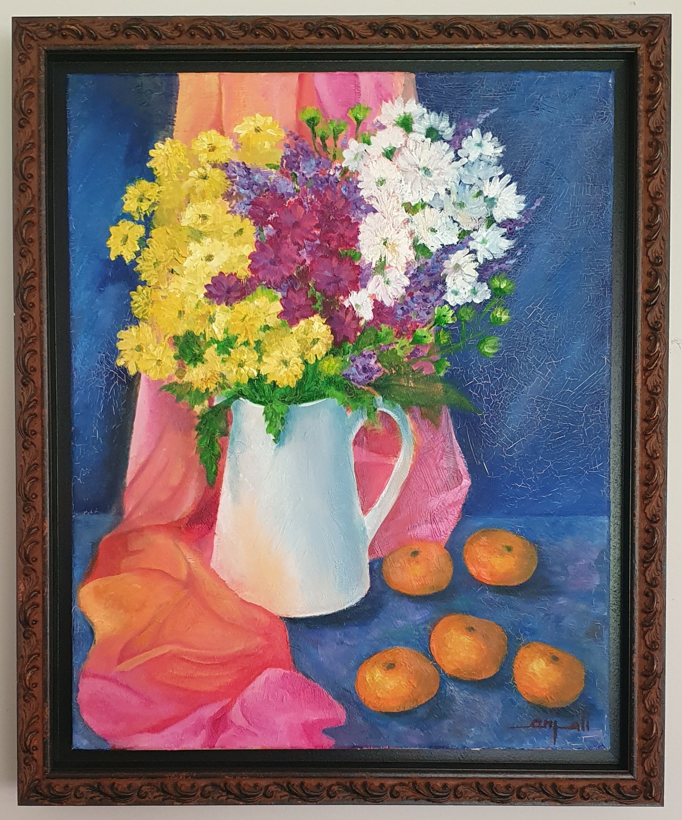 Daisies — painting by Anjali