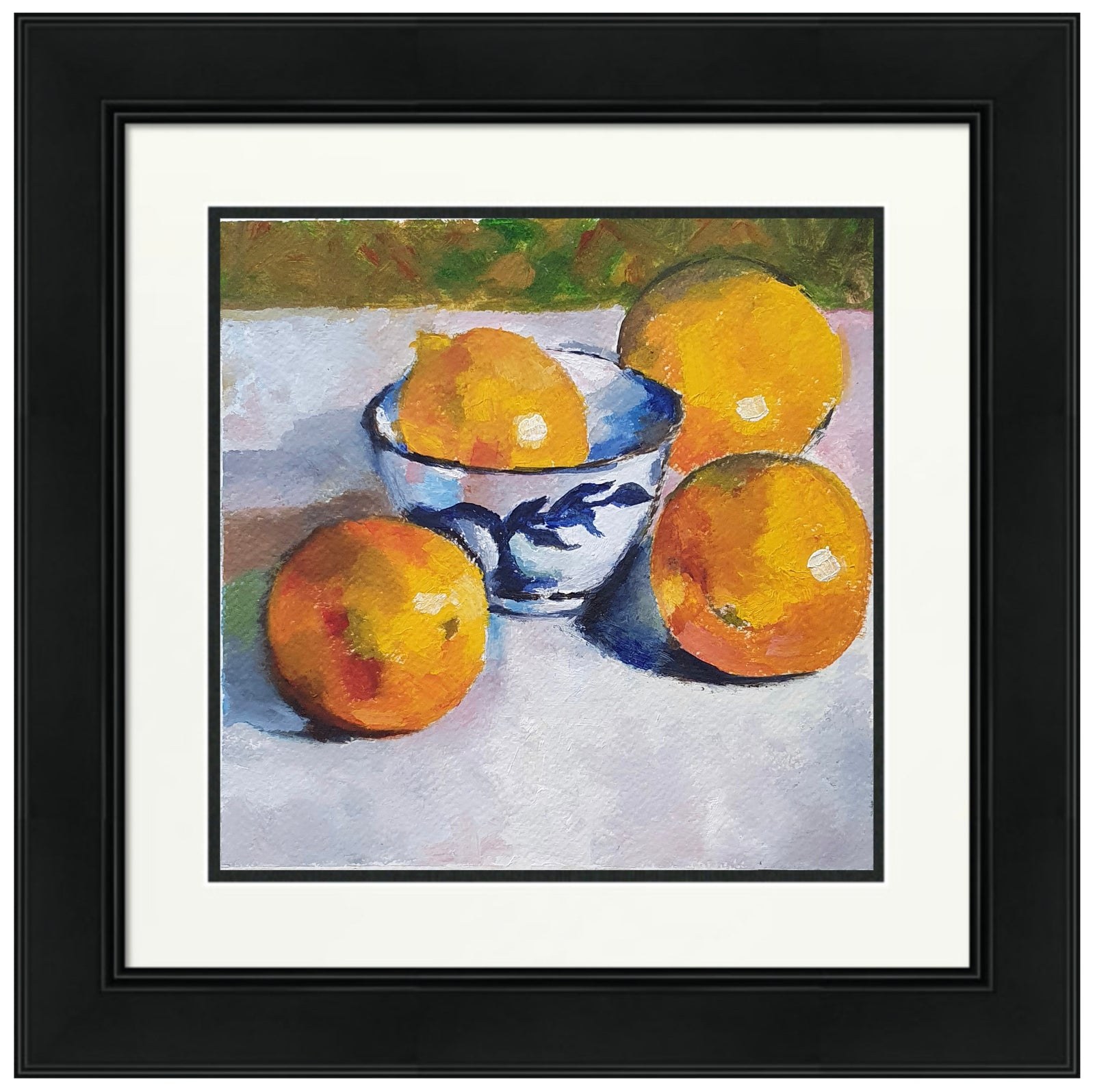 Lemons In Rice Bowl — painting by Anjali