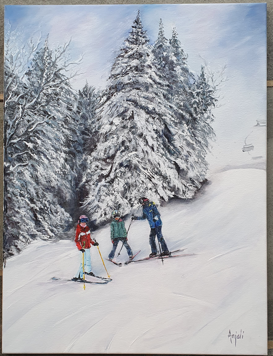 Skiing In Stowe